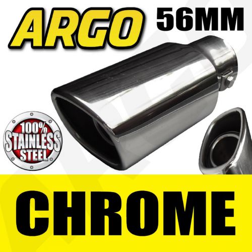 Chrome exhaust tailpipe tip trim end muffler finisher audi q7 suv estate