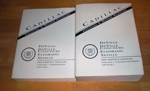 95 1995 cadillac deville eldorado seville oem gm service shop manual