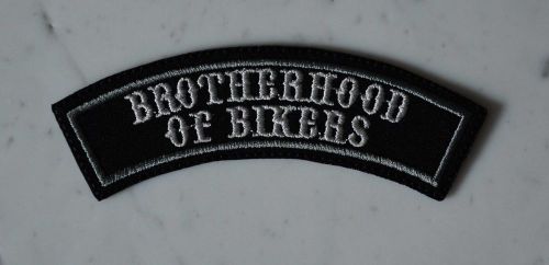 Brotherhood of bikers rocker s iron on patch aufnäher parche brodé patche toppa