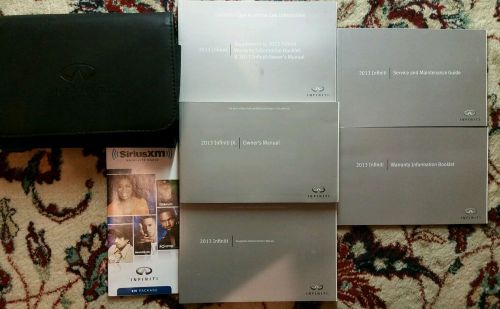 2013 infiniti jx owners manual, navigation manual complete set with case