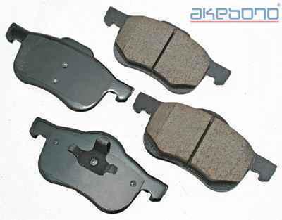 Akebono eur794 brake pad or shoe, front-euro ultra premium ceramic pads