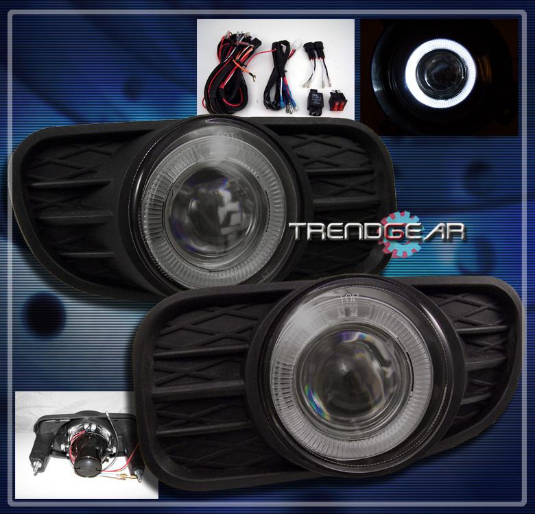 99 00 01 02 03 jeep grand cherokee halo projector bumper smoke fog lights lamps