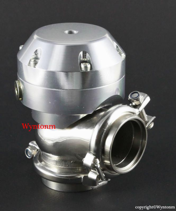 38mm turbo stainless steel mini v-band wastegate dump valve 16 psi silver