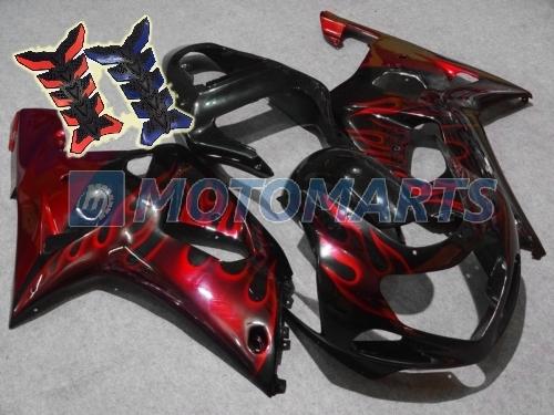 Free tank pad! injection fairing body kit for suzuki gsx r 1000 k1 2001 2002 eac