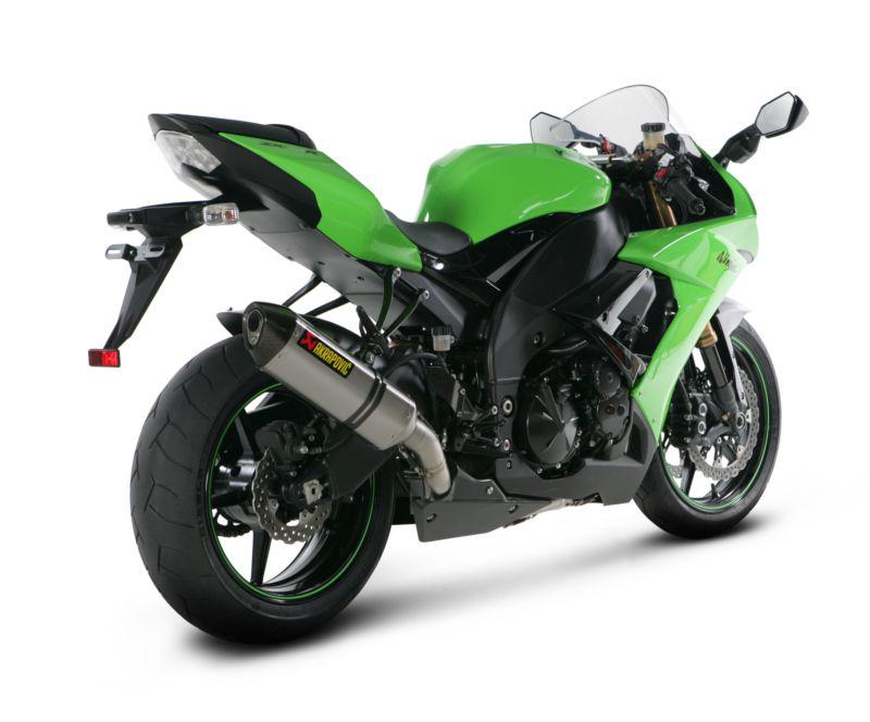 Akrapovic evolution 4:2:1 full exhaust system hex ti/ti/ti/cf for kaw zx-10r