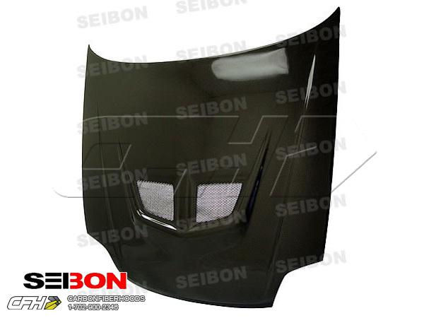 Seibon carbon fiber evo-style carbon fiber hood kit auto body honda prelude 97-0