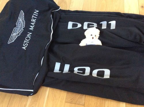 Genuine aston martin  db11 black indoor car cover   &amp; storage bag + aston teddy