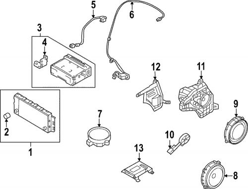 Genuine kia usb port 96120-p1100