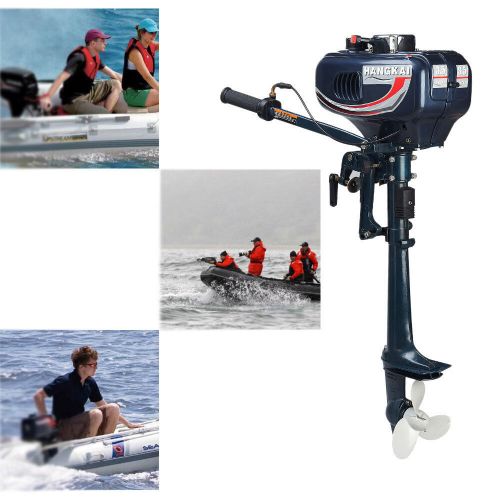 3.6-6hp 2stroke hangkai outboard motor fishing boat engine water cooled cdi