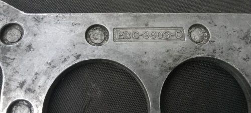 1958 59 60 61 ford fe 352 292 312 y block edc 9603 c plate