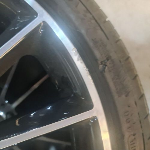 Genuine mercedes .e  450 e  20 inch road wheel 2022 . rear  night edition.