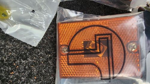 Golf cart ezgo truck lite 2407 st350 pair amber turn signal light marker