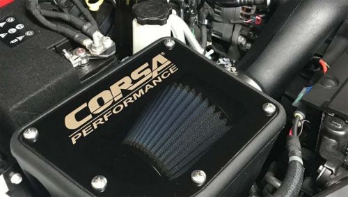 Corsa 47736 fits jeep 18-19 wrangler jl 3.6l v6 closed box air intake w/ maxflow