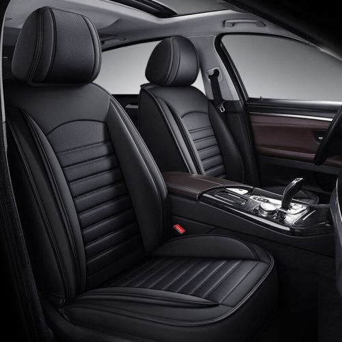 For dodge leather car seat covers protector 5-seats full set front rear cushion