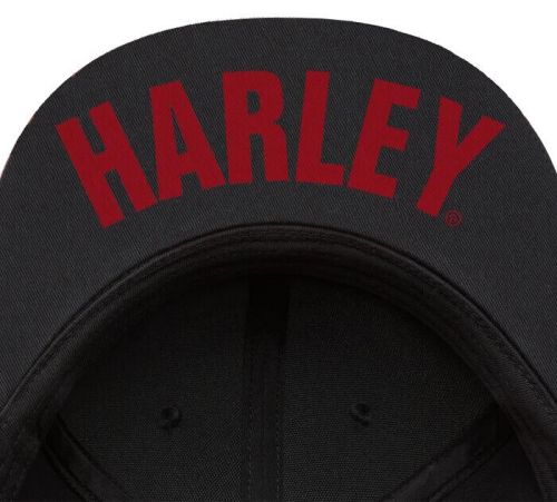 Harley davidson 9fifty snapback bar &amp; shield adjustable cap - black 97735-24vm