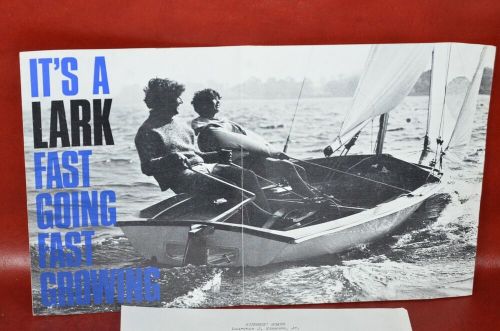 Vintage lark 501 sailboat boat brochure catalog sales specs racing dinghies