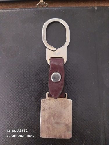 Mercedes-benz keychain vintage 60s wooden look-