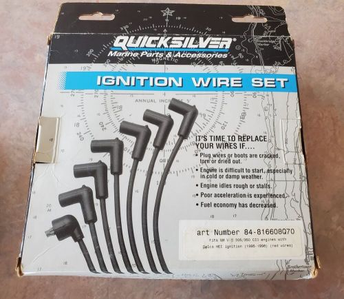 Genuine mercruiser mercury quicksilver ignition wire set 84-816608q70