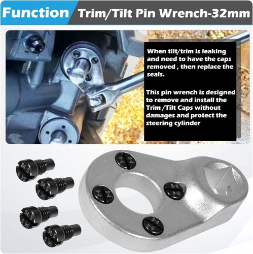 Trim tilt pin wrench amt0006 - 32mmx4mm for yamaha suzuki johnson evinrude