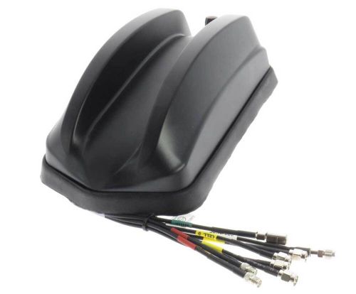 Panorama roof antenna 4x lte 5g 3x wi-fi gps black 3.0m cable set pan-ant830b-