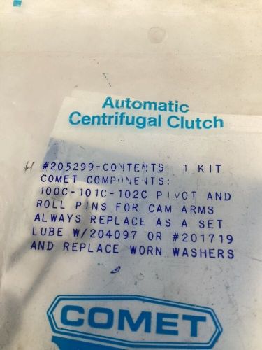 Nos snowmobile comet 205299 pivot roll pins for cam arms 100c 101c 102c