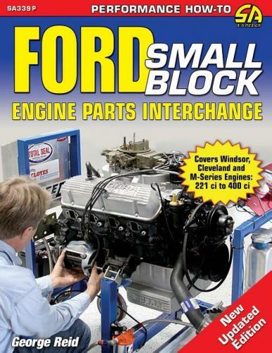 Ford small-block engine parts interchange book ~260 289 351w 351c 302 400m~ new