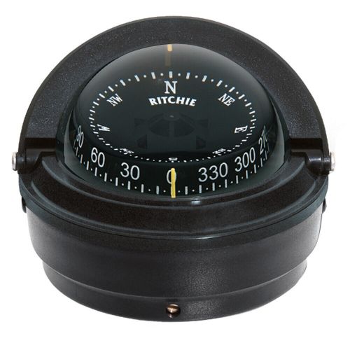 Ritchie s-87 voyager compass - surface mount - black