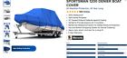 Budge  sportsman 1200 denier boat cover 20 to 22ft