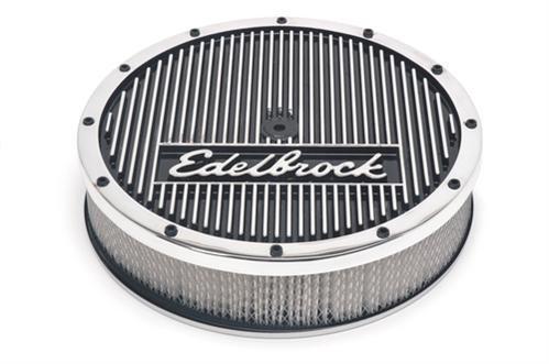 Edelbrock 42074 endurashine round air cleaner