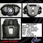 Centric parts 141.67027 front right rebuilt caliper with hardware