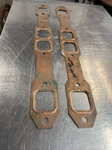 1958-1979 mopar 440 big block copper exhaust gaskets sce brand, nos