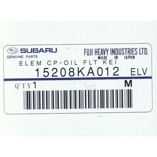 Subaru genuine oil filter 10pcs/set 15208-ka012