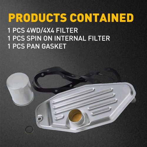 Transmission filter kit for dodge ram 1500 2500 3500 durango dakota 5013470ac xh