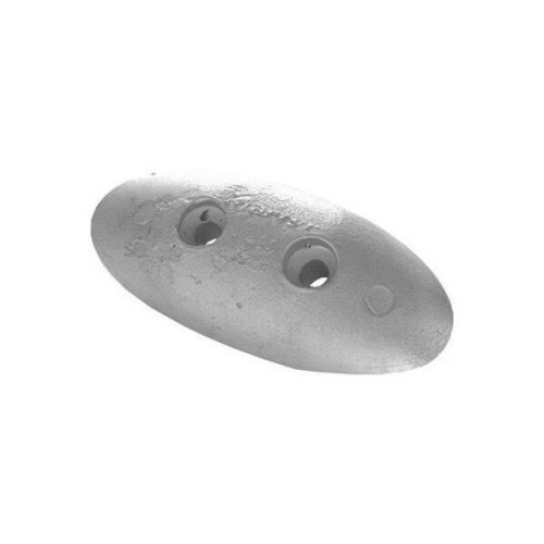 Martyr cmm24 4.36&#034; l x 1.92&#034; w x 0.7&#034; h zinc oval hull plate anode