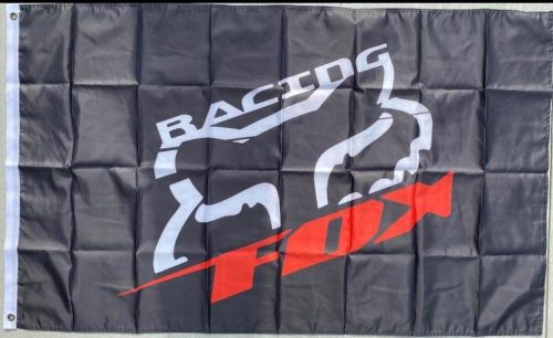 Fox racing off-road flag black red 3x5ft banner