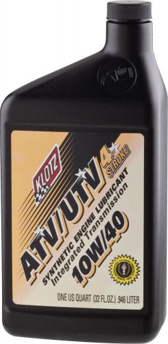 Klotz atv/utv synthetic 4t engine lubricant 10w40 - 1qt. atvutv-1040 3601-0266