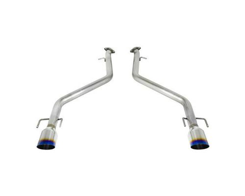 Remark axle back exhaust with burnt single wall tip for 2021-2022 lexus is350