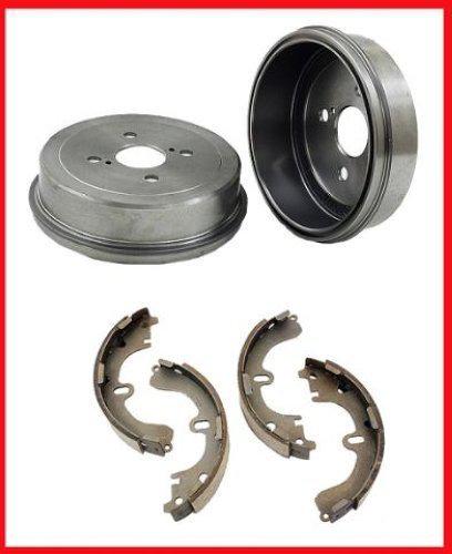 97-03 escort tracer (2) rear brake drum drums & shoes 80033 bs598