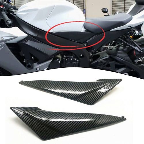 Easy to install carbon fiber side cover panel for suzuki gsxr 600 750 2011 2019