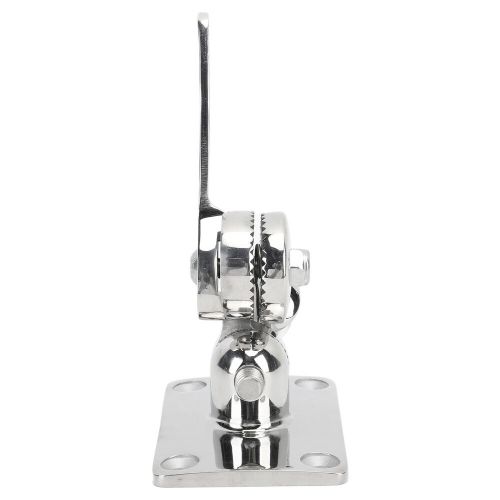 Marine grade vhf antenna base mount 93 x 64mm stainless steel adjustable mount