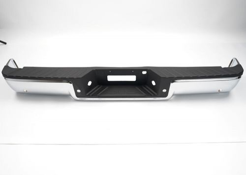 Chrome rear bumper assembly w/ parking sensor holes for 2006-2008 ford f150 f250