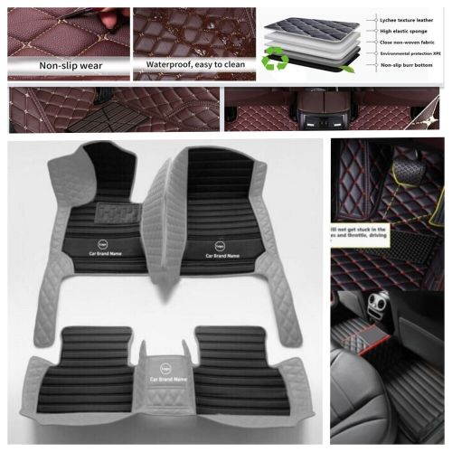 Fit for hyundai all models 1998-2024 car floor mats auto liners custom leather