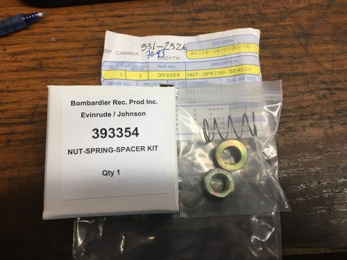 70-93 omc johnson evinrude electric starter spring spacer nut-