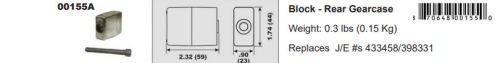 Prf00155a anode. closeout sale, no returns.