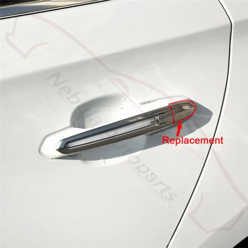 1pc door lock cylinder chrome cover trim cap for cadillac ats xts cts ct6