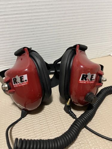 Racing electronics headphones headset with volume adjustment r.e.