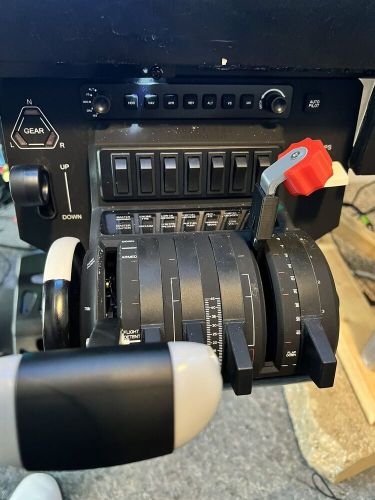 Flight simulator dual cockpit, 430/530, 6-pack setup, brunner yoke, bravo thrott