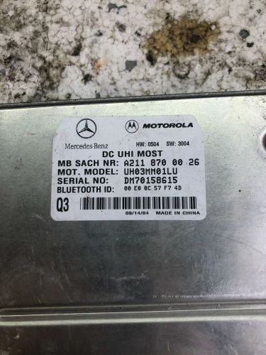 A2118700026 electronic module for mercedes clase c (w203) berlina/bluetooth