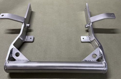 Yamaha banshee grab bar bumper rack brushed aluminum