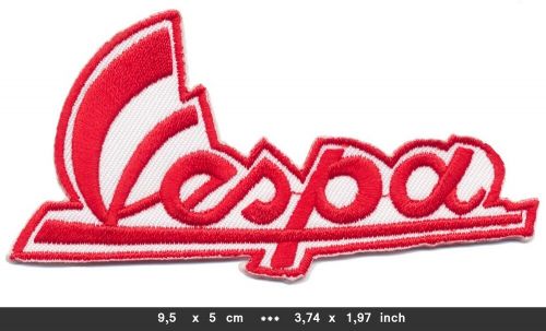 Vespa logo patch patch iron on picture scooter scooter italy red-